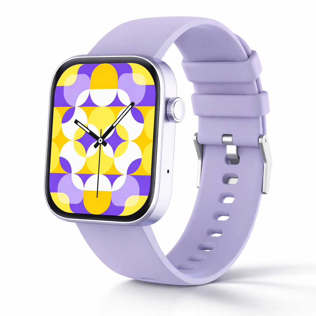 Montre connectée mixte avec suivi de santé - appels vocaux et assistant vocal